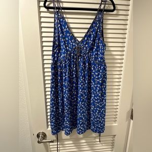 Flower summer dress with pockets